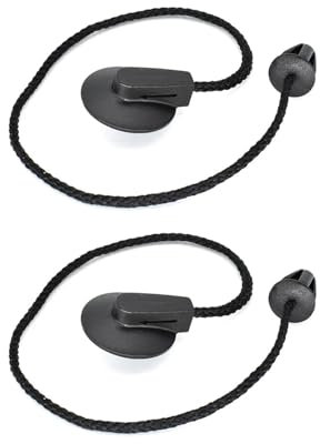 ZHINUAN 2 clips for estante de paquete compatibles con Ford, FOCUS 3 Hatch MK3 2012-2018, bandeja de maletero trasero, cubierta de lona interior, correa de elevación Anclaje para estantes de parcelas