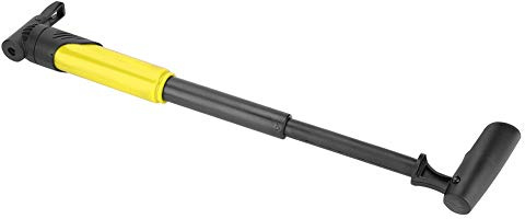 Zerodis Bicycles Spare Parts Compact Inflator With Lightweight Abs Design Fast Tire Inflation For Road And Mountain Bicycles Portable Bike Pump (Yellow)