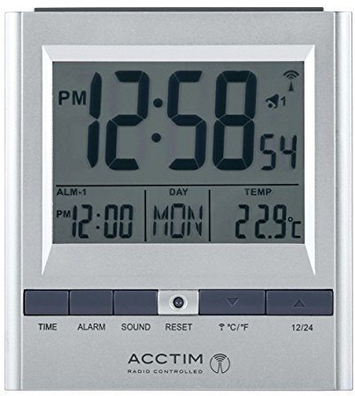 Acctim Chula Radio Controlled Double Alarm Clock