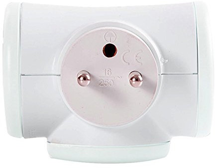 WATT&CO MPF3C-BLC-CT Multiprise, Blanc