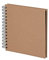 Rössler 1329452625, S.O.H.O. Album Fotografico Wire-O 180 x 180 mm, 60 Pagine Nere, Kraft, 1 Pezzo