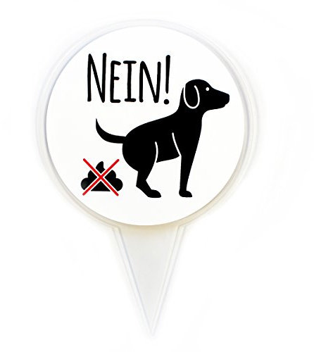 'Cartel ranuras No. | Hin 280, 16 x 24 cm, perros koten Prohibido, no Perros inodoro | acrílico cristal transparente | isecur® | Atención prohibición Nota Cartel para césped Wiese No Perros WC
