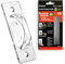 Double option de protection pour interrupteur mural, style à bascule transparent. 25 Shields claire