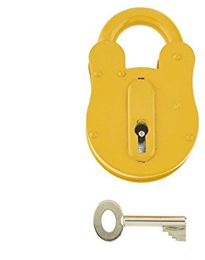 5 x Fire Brigade Padlock Yellow (FB14) and 5 Keys