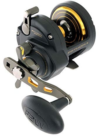 Penn Fthii25Nsd Fathom II Star Drag Reel, 7 Brg, 6.1.1, Rnd,345/20