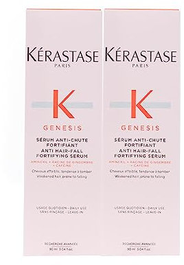 Kérastase Genesis Serum, Anti-Chute Fortifiant, 90ml, Doppelpackung.
