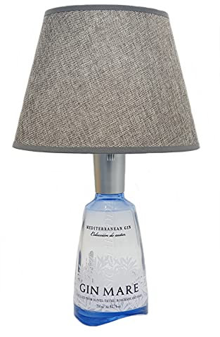 Sicilia Bedda - Lampada Bottiglia Liquore Completa di Paralume - Elegante Complemento d'arredo (GIN MARE)