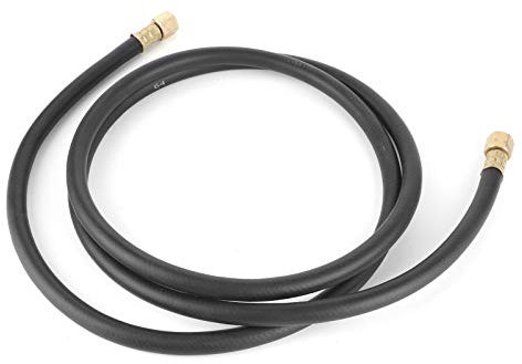 Qiilu Argon Schlauch, 2m 6.6ft Gasschlauch MIG/MAG Anschlusskabel mit G1/4 Gewinde für Druckluft Stickstoff Argon