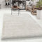 Carpetsale24 Teppich Wohnzimmer Shaggy Einfarbig 280 x 370 cm Natur - Hochflor Schlafzimmer Luxuriös Kuschelig Super Weich Flauschig Langflor 50 mm Florhöhe Rechteckig