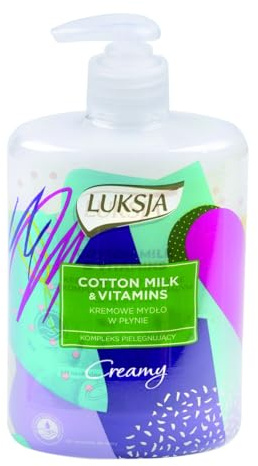 Flüssigseife LUKSION Milch und Provintamin B5 500ml / Hygieneartikel & Spender/Typ-für Kern/Farbe-Mix Farbe/Füllmenge (ml)-500