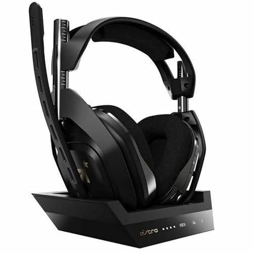 Logitech Kopfhörer mit Mikrofon Astro A50, Schwarz