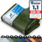 Lona de protección | Lona de protección | Lona de Barco | Base de Tienda de campaña para Camping y Exterior | jardín | Lona Impermeable con Ojales (6 x 10 m (240 g/m²), Verde)