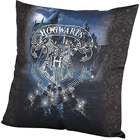 Harry Potter Hogwarts Unisex Kissen schwarz 100% Polyester Fan-Merch, Filme, Gothic, Hogwarts