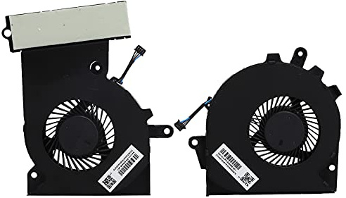 2pcs 4pin CPU Lüfter Passend für Omen 15‑ce/17‑an, CPU Lüfter, Lüfter für Computergehäusekühler, Einfach zu Ersetzen, Schnelle Installation.