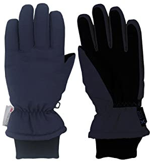 maximo Fingerhandschuhe NAVY Wasserdicht & Atmungsaktiv, Gripp, Thinsulate Isolierung v 349500 Gr. 5 (6-10 Jahre)