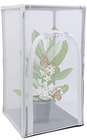 30 Large Monarch Butterfly Habitat Cage, Outdoor Insect Mesh Cage Terrarium (Diameter 19mm Pipe)