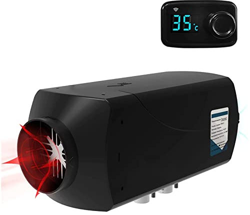 Amasie Air Dieselheizung 5kw 12v 24v Auto Heizung Parkheizung Mit Fernbedienung LCD-Monitor Für Reisemobil-Trucks Rv(Color:12V)