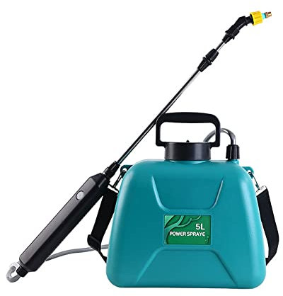 LYEAA Rociador eléctrico para jardín, pulverizador eléctrico de 5 litros, recargable por USB, pulverizador automático para plantas de atomización, aspersor para lavado de autos, regadera para riego
