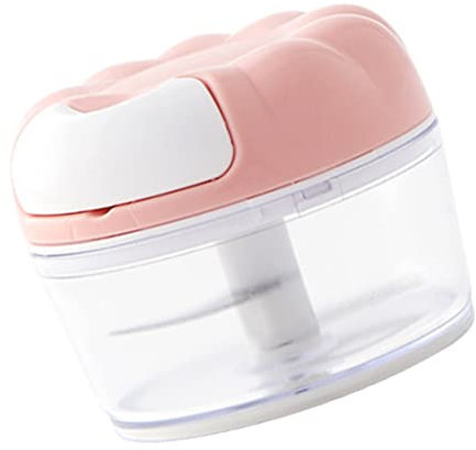 Manual Garlic Chopper Press Multifunctional Food Vegetables Grinder Crusher Pink