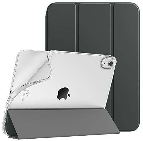 TiMOVO Hülle für iPad A16 11. Generation 11 Zoll 2025, iPad 10. Generation 2022 10.9 Zoll, Schlankes Weiches Gefrostetes Transluzent TPU Schutzhülle, Auto Schlaf/Aufwach, Space Grau