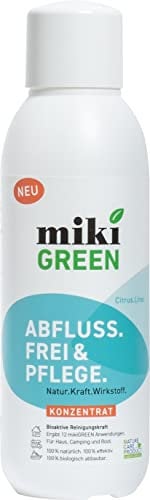 mikiGREEN Abfluss.Frei & Pflege | Abflussreiniger | Rohrreiniger | Rohrfrei | Universalreniger | Küche & Bad