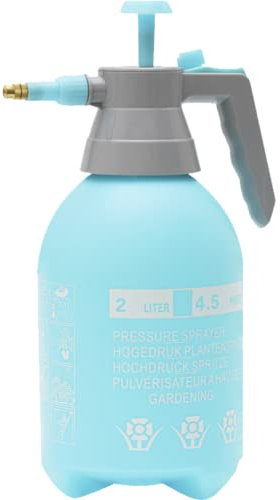 Haowul 1pc 2l Fogger Sprühgedruckter Sprühflasche Flaschenluftkompressionspumpe Desinfektion Sprühsprühflasche Streukling Gießen