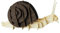 Fridolin 3D Papiermodell Schnecke