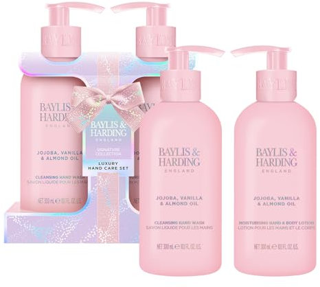 Baylis & Harding Jojoba, Vanilla & Almond Oil Luxury Hand Care Gift Set - Vegan Friendly (Pack of 1)