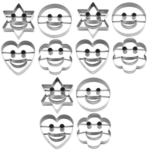 Zerodeko 12pièces Set De Emporte Acier Inoxydable Emporte Mignons Pour Biscuits Gâteaux Et Pâtisseries Outils De Boulangerie Amusants