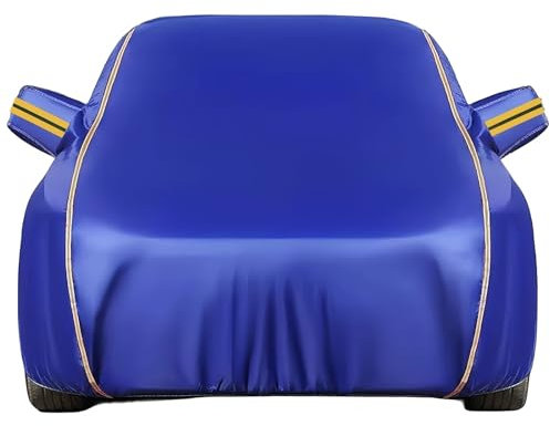 Autoabdeckung für Opel Astra K(2015-2019),wasserdichte Winddichte und UV-beständige Vollgarage for den Außenbereich,Ganzjahres-Universal-Autoplane mit reflektierenden Streifen (Color : Blue)