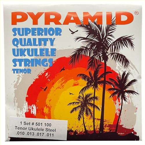 Pyramid Stahlsaiten für Tenor-Ukulele | 501 100 | Saiten für Tenorukulele