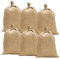 IXYHKB Jutesack Groß 100 x 60cm, 6 Stück Jute säcke Universal, 50 kg Traglast Jute Sack, Ökologische Kartoffelsäck aus Jute, Jutesäcke für Pflanzen, Winter Pflanzenschutzsack