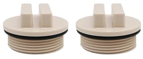 HAF® Pool Winterverschluss Kappe 1 1/2 für Einlaufdüsen und Skimmer | Winterkappe 1,5 Zoll mit Gummidichtung | Zum optimalen Schutz vor Frost im Winter - Menge: 2 Stück