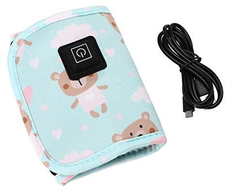 JOINPAYA Usb-babyflaschenwärmer Tragbar für Junge Mädchen mit Wärmeschutzfunktion Kompatibel mit Auto und Powerbank Temperaturstufen Einstellbar
