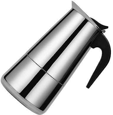 PRETYZOOM Cafetera Acero Inoxidable Tazas Eléctrica Portátil Para Hogar Oficina Cocina Fácil Uso y Ligera