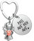 FABACH Liebe Schlüsselanhänger Schutzengel Glücksbringer mit Herz und Gravur - Ich liebe dich - Partner - Freundin Geschenk Liebe - Engel Liebesgeschenke