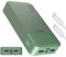 JUOVI J2651 Power Bank 35W 20000mAh USB C In & Out Power Bank, pacco batteria con QC3.0+PD3.0 35W ad alta velocità di ricarica per auricolari Bluetooth, telefono cellulare, tablet (Verde)