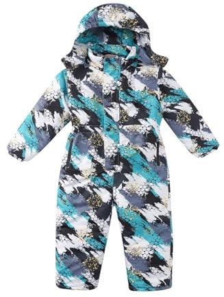 Generisch Protest Snowboardjacke Herren Schneehose für | Winter-Ski-Latzhose mit Cargo- | Isolierter, wandelbarer Schneeanzug für Mädchen und Strickjacke Mädchen (C, 8-9 Years)