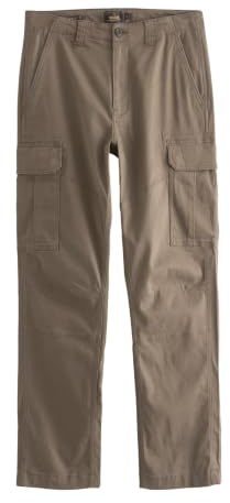 NEXT Herren Cargo-Hose aus Baumwollstretch – Straight Fit Braun W: 40 / L: 31
