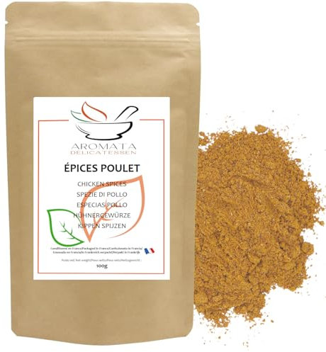 AROMATA – Épices Poulet – 100 gr / 100% naturel - Marinade, Barbecue, grillades, Poulet rôti