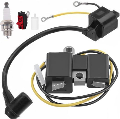 ZAMDOE Kit modulo bobina di accensione per Husqvarna 61, 66, 162, 166, 266, 266XP, 266SE motoseghe Per Jonsered 630, 670 motoseghe Sostituisce i seguenti codici 501516201 501517201 501546201 501617201