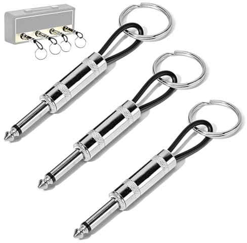 Portachiavi per Chitarra, Supporto con 3 Portachiavi, Montaggio a Parete, Materiale in Lega di Zinco, JCM800