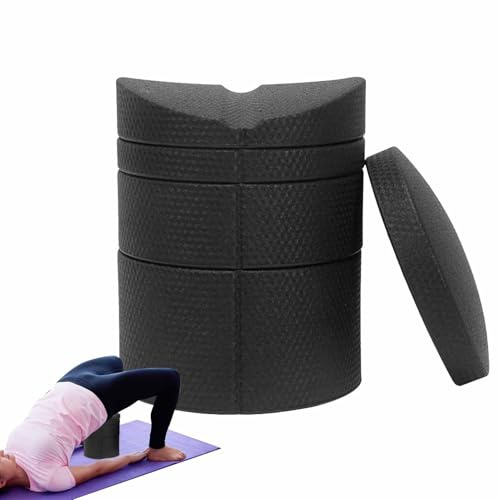 Yoga Rückenrolle - Verstellbare Ergonomische Stretchrolle | Rutschfestes, multifunktionales Fitnessgerät zum Dehnen von Hüften, Brust, Schultern