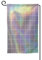 EZDLOWVBA Bandiera da giardino riflettente con stampa quadrata su entrambi i lati, bandiere da giardino per la decorazione della casa bandiere da cortile con doppia cucitura - 45,7 x 32,7 cm