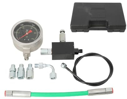 Yidubid 2500bar Common Rail High Pressure Oil Pump Plunger Pressure Test Diesel Fuel Pressure Tester Kit with Pressure Limiting Valve for Diesel Piston RepairBlack,1