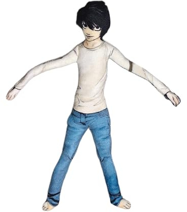Zhongkaihua L/Light Yagami Plüschtier Gefüllte Weiche Gefüllte Mit Geflochtenem Kissen Mensch Form 28Cm Lustige Geschenkdekorationen Sammlerstücke
