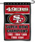 San Francisco 49ers 5 Zeit Super Bowl Champions doppelseitig Garten Flagge