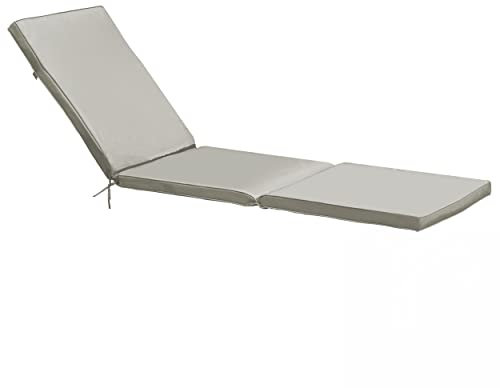 Coussin Bain de Soleil Polyester écru 186x53x5 cm