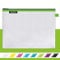 Leitz WOW Reise Zip-Beutel, durchsichtig, Ideal zur Organisation auf Reisen und im Handgepäck, Kosmetiktasche, Groß, 30 x 23 cm, Grün, 40260054