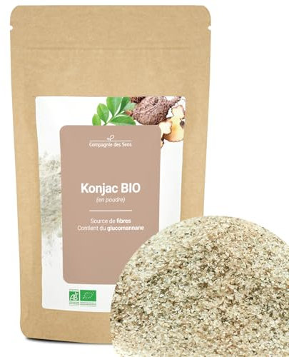 Konjac BIO (en poudre) - glucomannane à 85 % - 100g